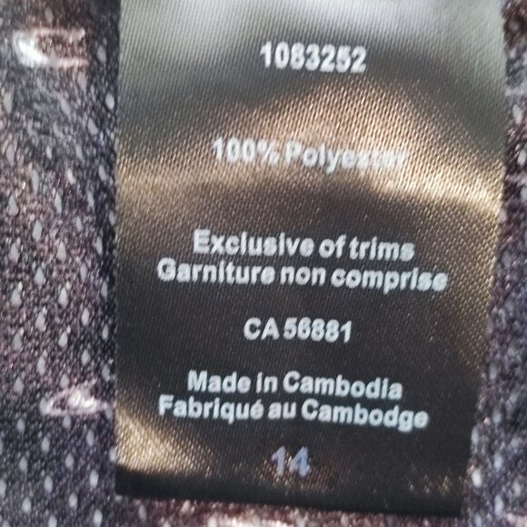 O'Neill board short / swim trunk orange shades checkered boy's size 14 - Picture 5 of 13